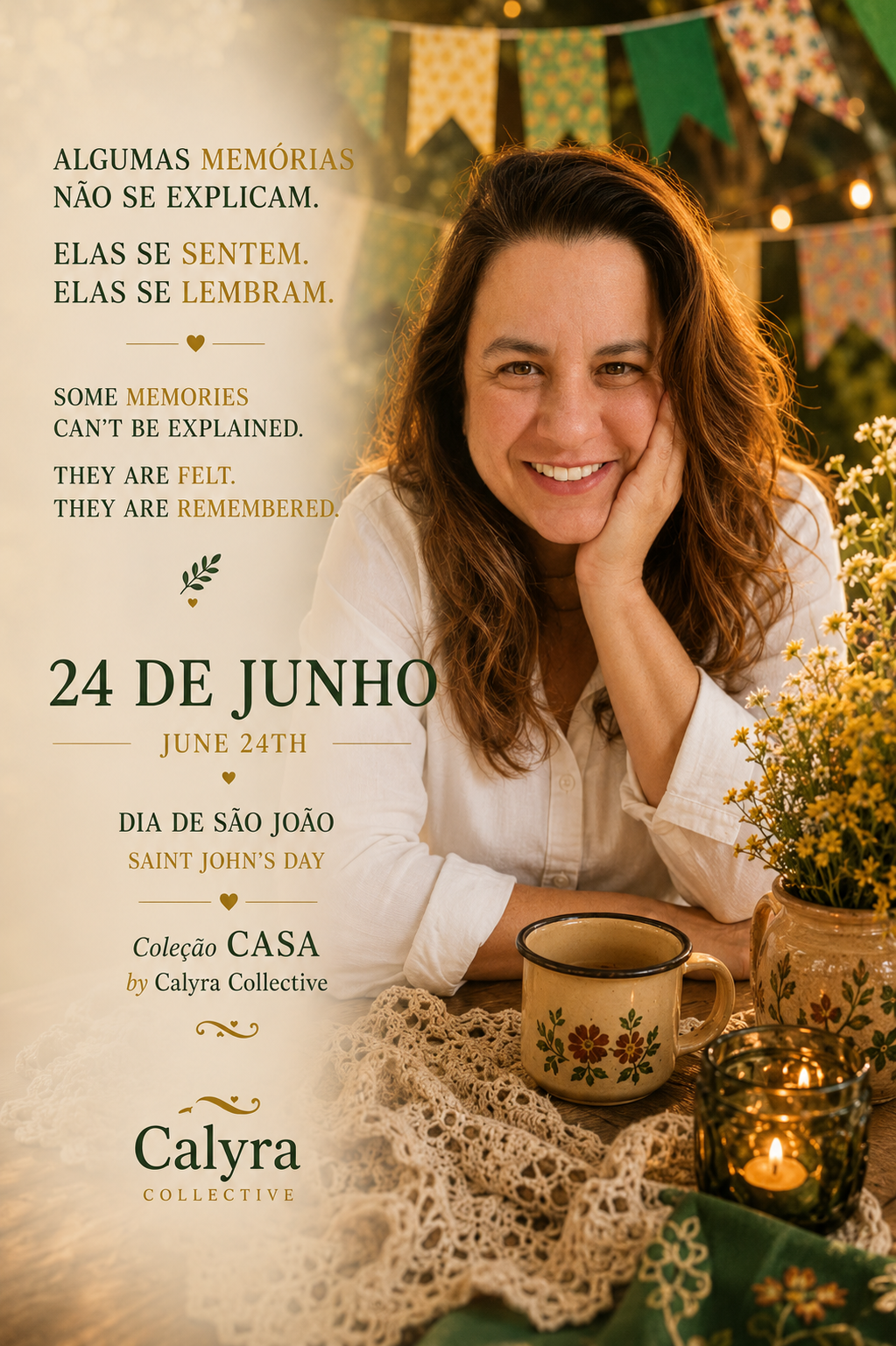 Coleção Casa — lançamento dia 24 de junho, Dia de São João